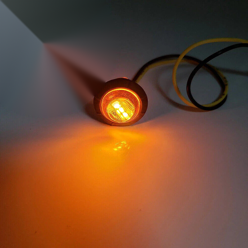Car Truck SUV 12V 3/4" Round LED Marker Light