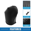 Jeep Gear Shifting Knob Cover PU Leather Carbon Fiber Black