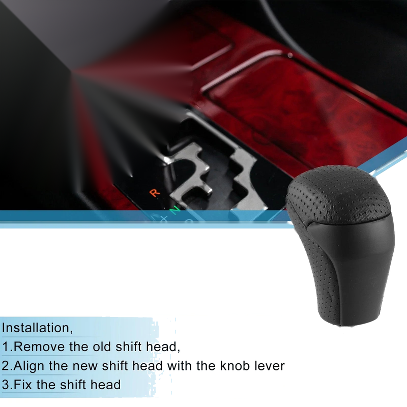 Toyota Land Cruiser Black Auto Gear Shift Knob Shifter (2016–2021)