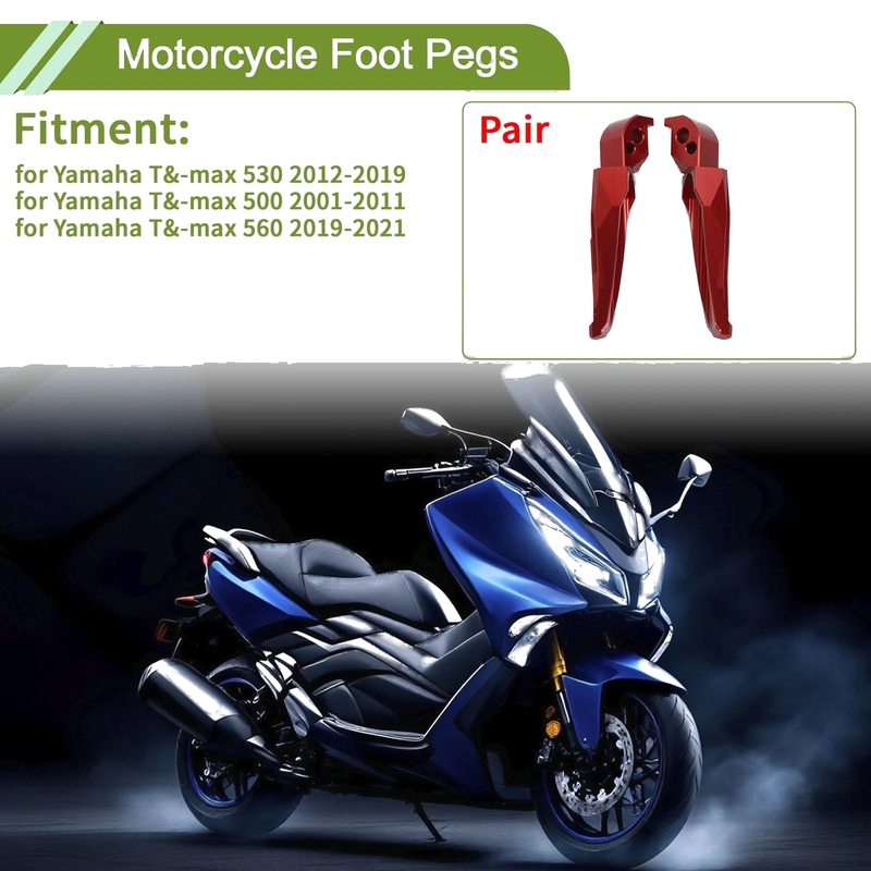 Foot Pegs / 1 pair / Yamaha TMAX (2012–2019)