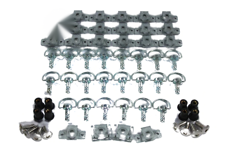 KTM RC8 Fork Head Dzus Fasteners Quick-Detach Clips (2008–2010)