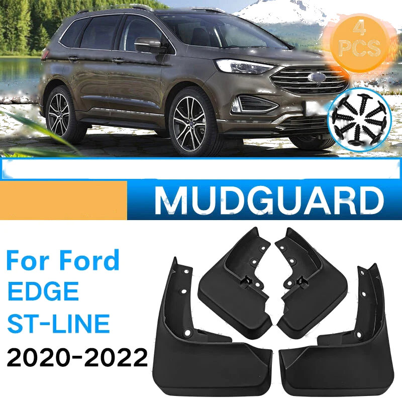 Ford Edge ST L-Line 4Pcs Mud Flaps Splash Guards (2019-2024)