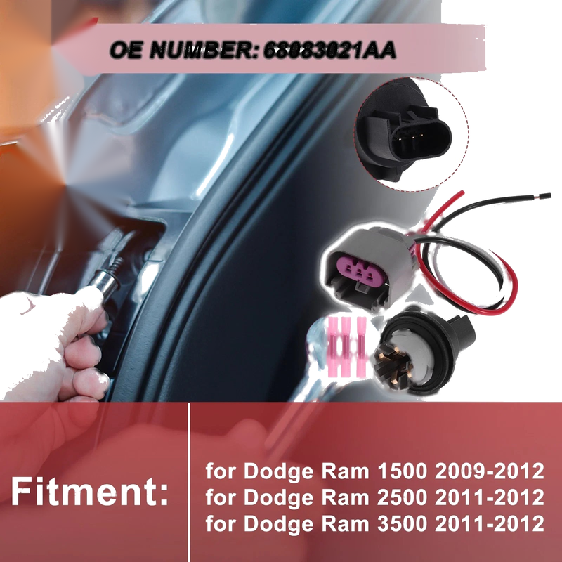 Dodge Ram 1500 Turn Signal Light Socket Wiring (2009-2012)