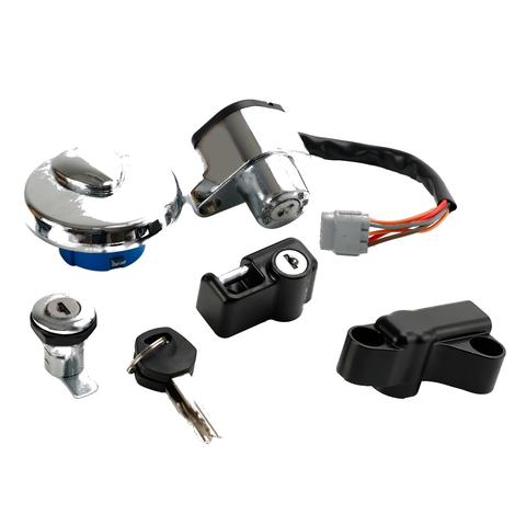 Suzuki VLR1800 Boulevard C109R 08-11 Ignition Switch Fuel Cap Seat Lock Set