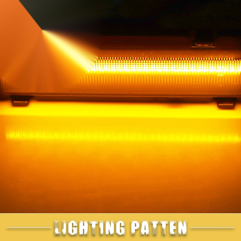 Chevy Camaro 1 Pair Front LED Side Marker Light Amber Black