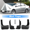 Toyota Corolla 4Pcs Front & Rear Mud Flaps & Splash Guards (2009–2013)