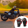 1 x Motorcycle Gloves Spring Summer Breathable Smartphone Touch M Red Nylon