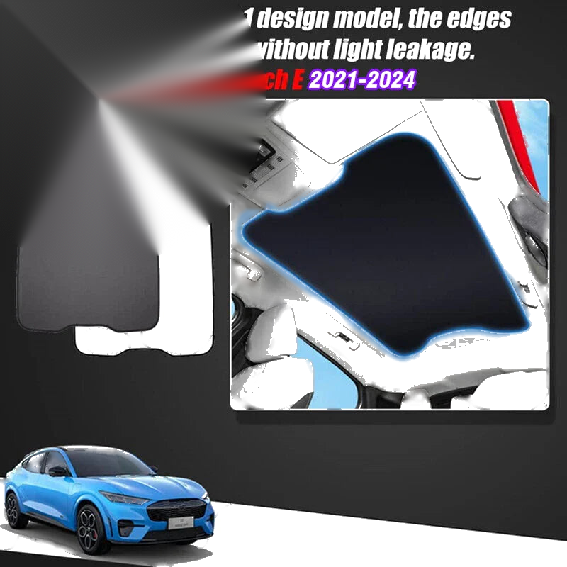 Ford Mustang Mach-E Sunroof Roof Window Sun Shade Cover Mat (2021–2024)