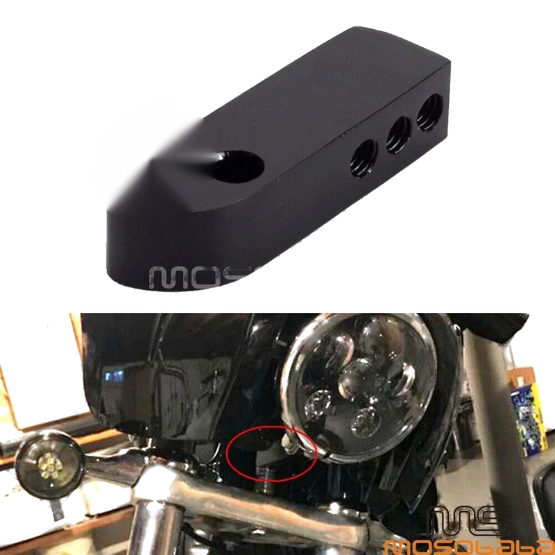 Harley Dyna EFI FXD FXDB FXDC FXDL FXDWG Headlight Extension Block (2006-2017)