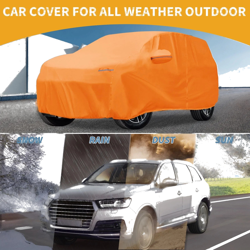 Ford Edge (2015-2023) - Orange 210D-PU Waterproof All Weather Car Cover