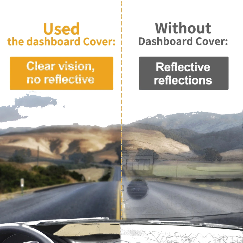 Mercedes C-Class W203 Black Anti-Slip Dashboard Cover (2001-2007)