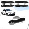 Toyota Camry Corolla Door Handle Cover Protector Glossy Black (2019-2025)