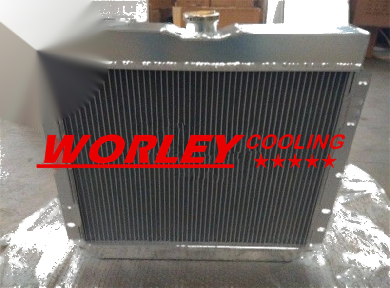 Ford Fairlane L6 V8 44mm Aluminum Radiator (1963-1969)