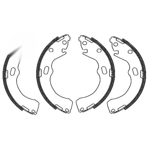 Mazda Tribute Rear Brake Shoe Set (2001-2008)