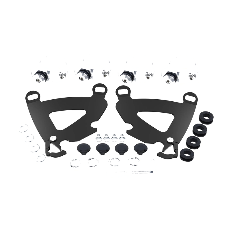Harley Dyna Super Glide 49mm Gauntlet Fairing Trigger Lock Mount (2007-2014)