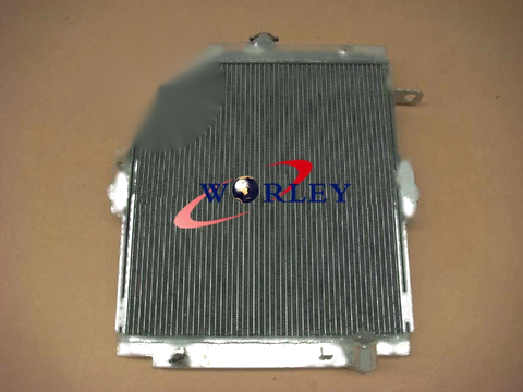 Toyota Landcruiser HDJ78 HDJ79 HZJ78 HZJ79 Alloy Radiator + Blue Hose (1HZ)