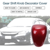 Honda Accord Carbon Fiber Red Gear Shift Knob Cover (2013-2017)