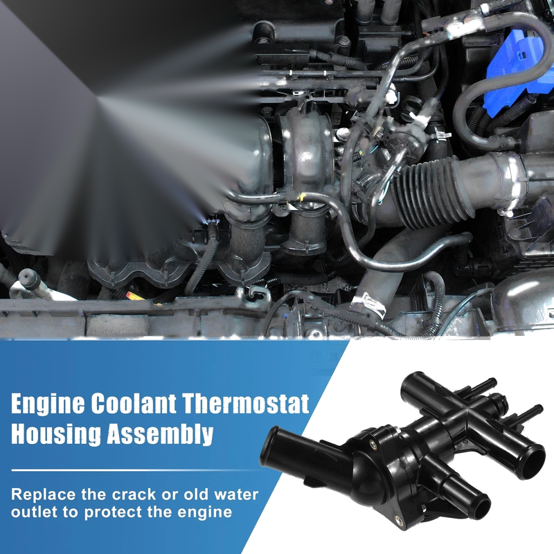 Ford Mercury 3.0L V6 Engine Coolant Thermostat Housing (2005-2007)