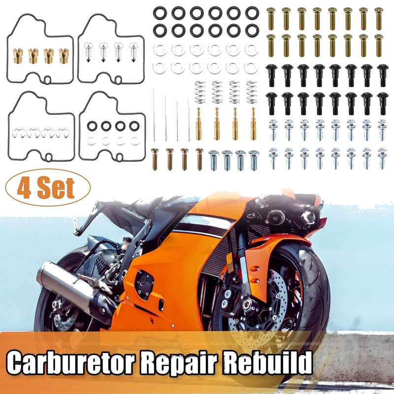 Yamaha YZF R6 4 x Set Carburetor Repair Rebuild Kit (1999–2002)