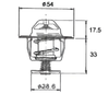 Nissan Silvia S13 / S14 / S15 2.0L SR20 Thermostat & Gasket (1988–2002)