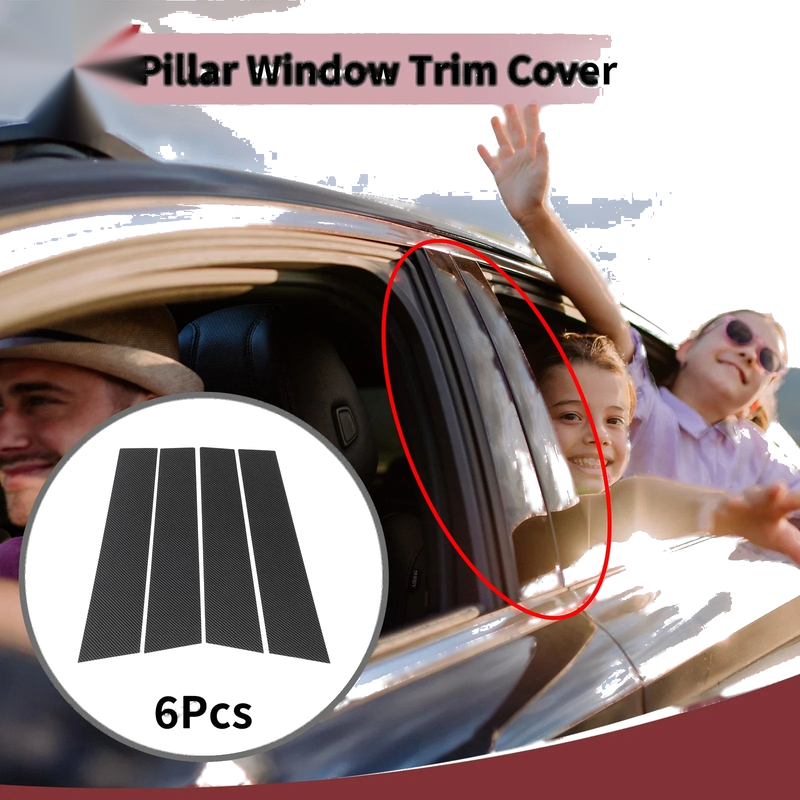 Mazda 2 Hatchback 6Pcs Door Window Trim (2007-2013)