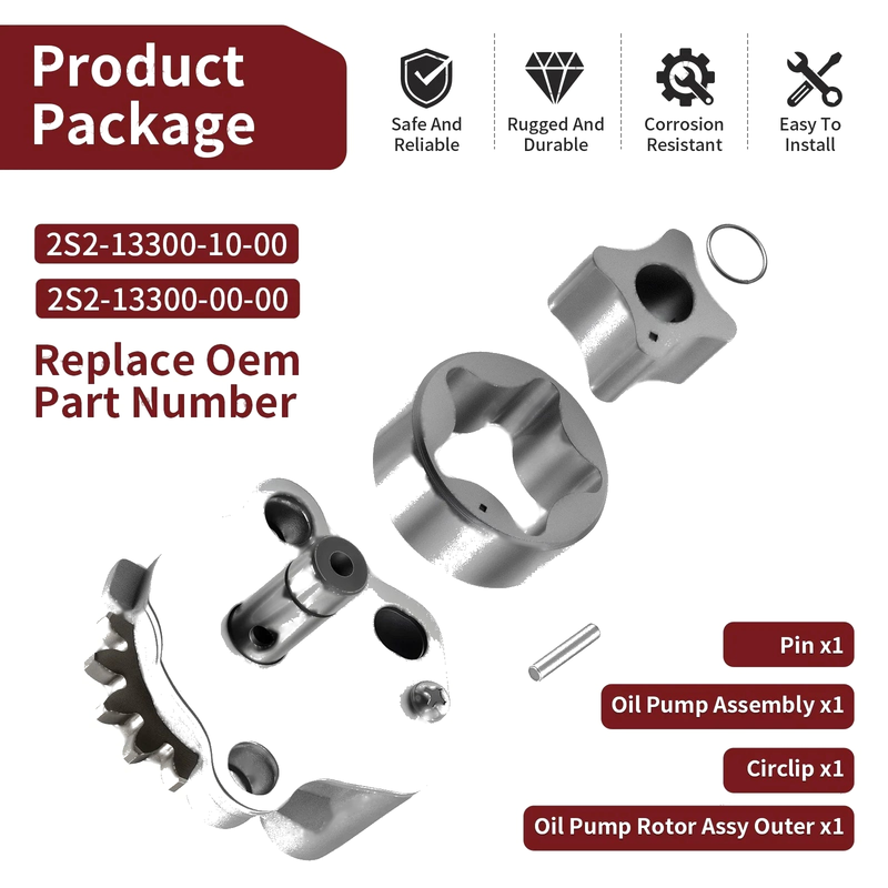 Yamaha YZ450F Oil Pump Assembly w/ Rotor (2007–2013)