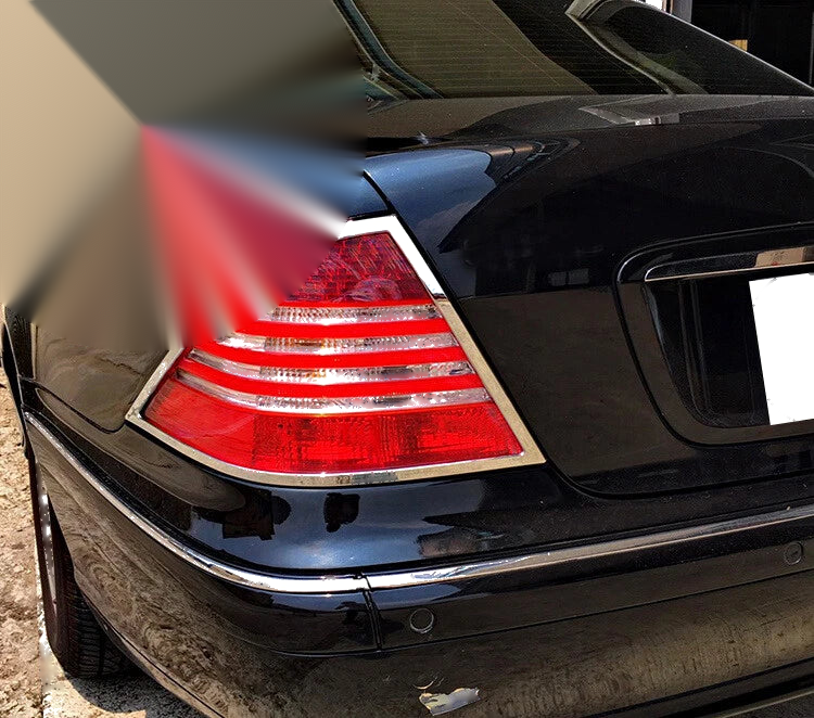 Mercedes Benz S-Class W220 Taillights Trim Bezel Surround (2002-2005)