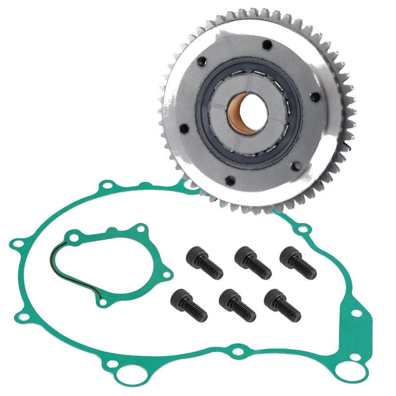 Yamaha YFM660R Raptor 660R One Way Bearing Starter Clutch Gear 52T (2004-2005)