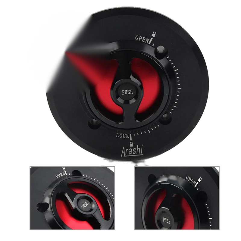 APRILIA RSV1000 RSV4 Tuono V4R Red Keyless Oil Fuel Gas Tank Cap Cover