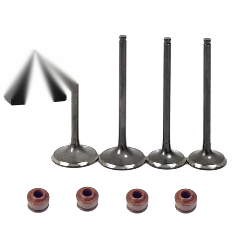 Honda CRF250X / CRF250R 4x Intake Valve & Exhaust Valve Kit (2004–2007)
