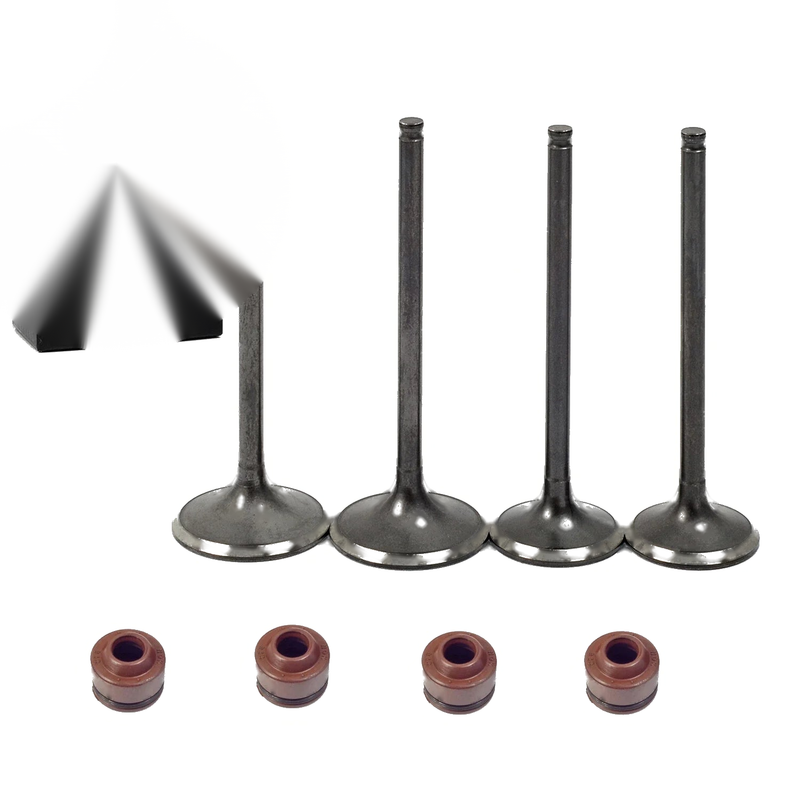 Honda CRF250X / CRF250R 4x Intake Valve & Exhaust Valve Kit (2004–2007)