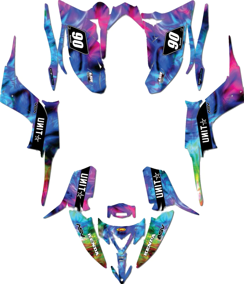 Yamaha Raptor 700 ATV Graphics Decal Sticker Kit (2013-2021)
