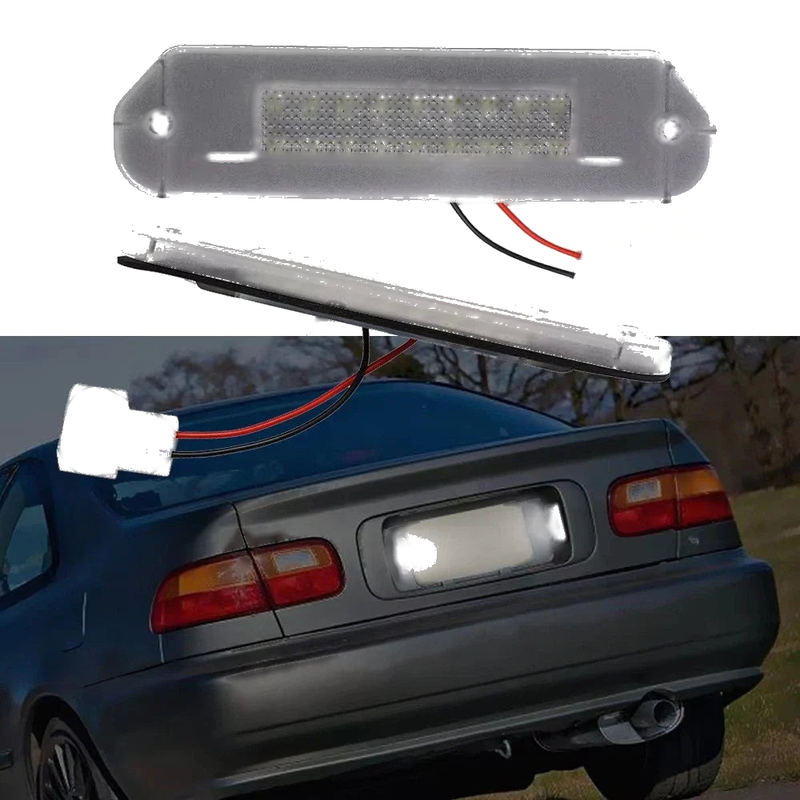 Honda Accord White LED License Plate Lights (1990-1993)