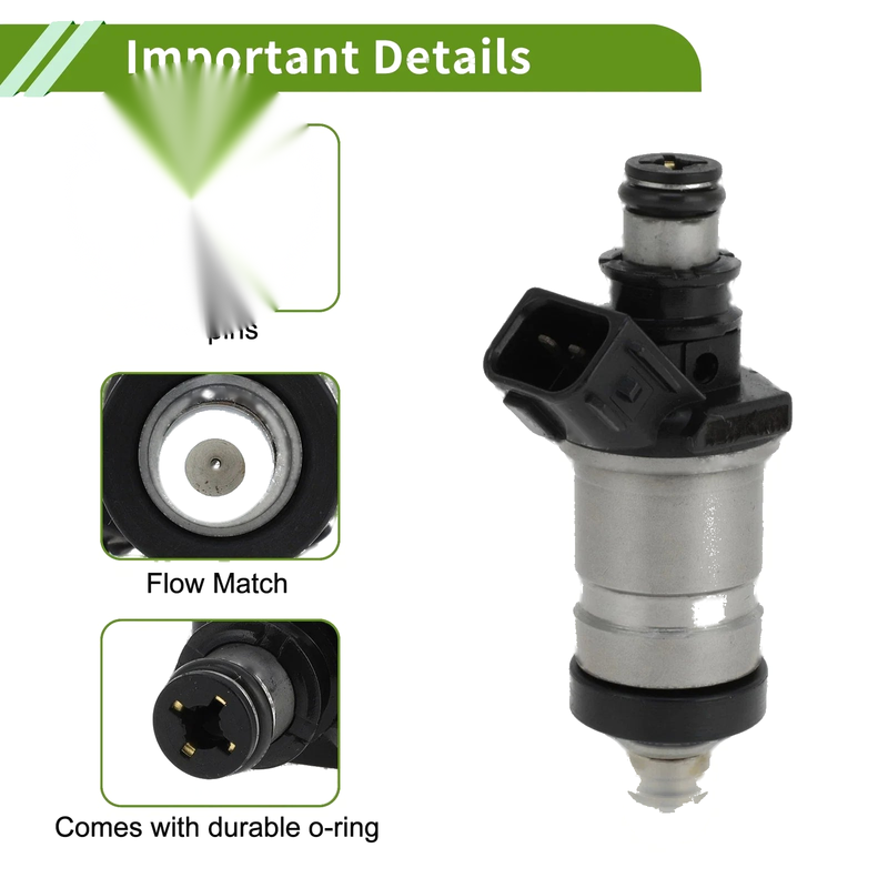 Honda Civic EX 1.6 (1999-2000) 1 Pc Black Fuel Injector