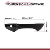 Honda Accord (2008-2012) Gloss Black ABS Car Door Handle Covers