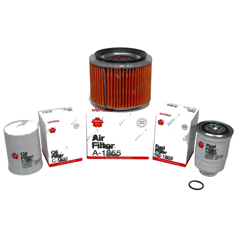 Nissan Patrol GU 6cyl 2.8L RD28Ti 1997~00 Oil Air Fuel Filter Service Kit