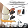 Ford Beige Makeup Mirror Cover Sun Visor Clip (2015-2023)
