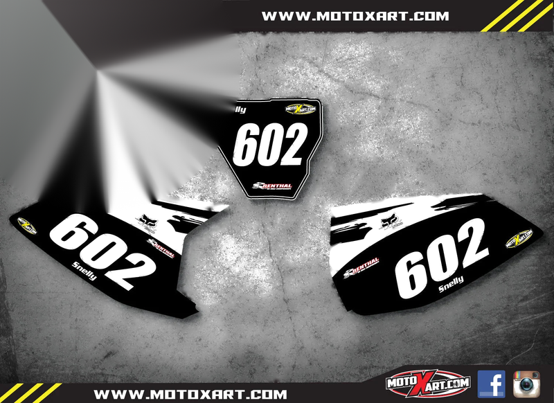 Husqvarna TC125 FC250 FC350 FC450 FS450 Custom Number Stickers (2016)
