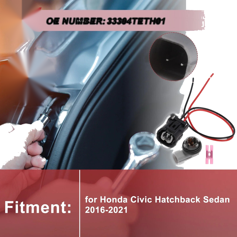 Honda Civic Hatchback Sedan Side Marker Light Socket Wiring (2006-2011)