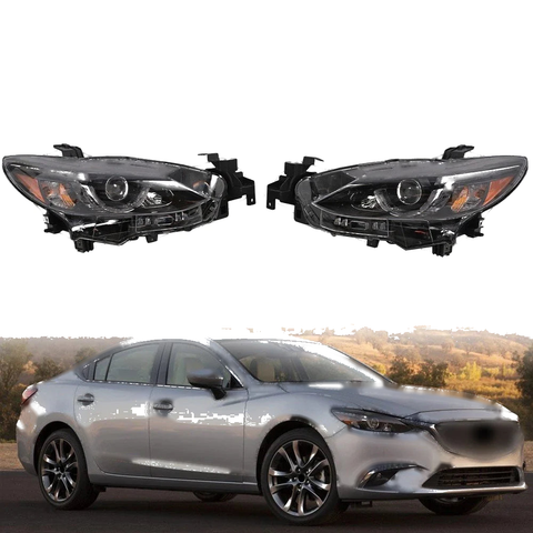 Mazda 6 2 x Left+Right Headlamp Headlight with AFS LED (2016–2017)