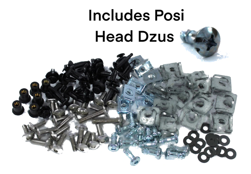 Yamaha R1 Dzus Fasteners Stainless Fairing Bolts (1998–2001)