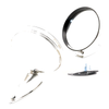 Ferrari 275 GTB 1964-1966 Chrome Stainless Steel Door Fender Mirrors Set
