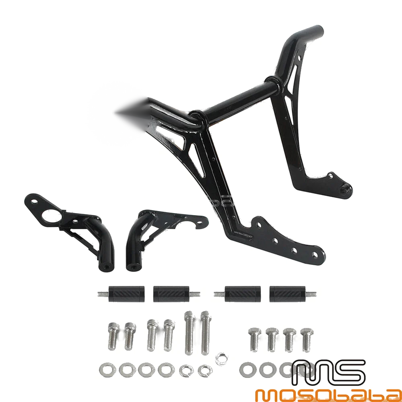 Harley Softail Fat Bob Engine Guard Crash Bar w/Frame Slider (2018)
