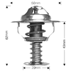 Toyota Estima MCR30 MCR40 V6 3.0L 1MZ-FE Thermostat Dayco (2000–2005)
