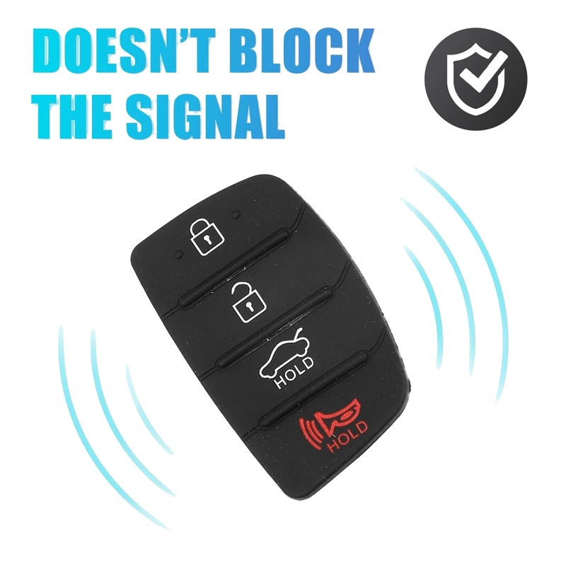 Hyundai 4 Button Car Remote Fob Case Cover