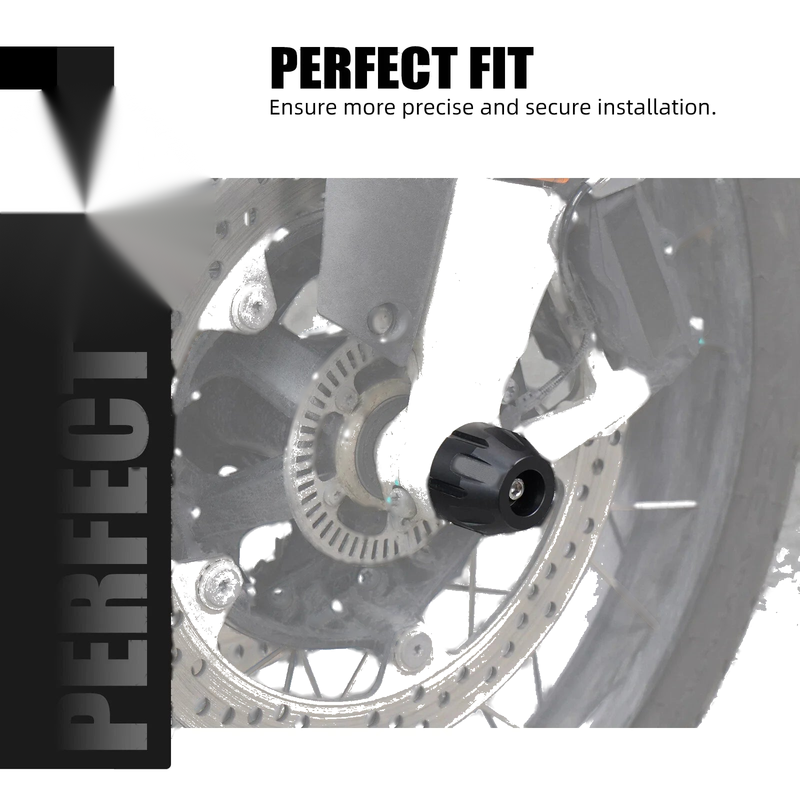 BMW R1250GS Adventure Front Wheel Fork Axle Slider (2018-2023)