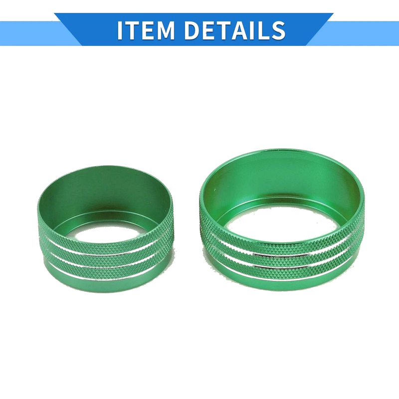 Dodge Challenger Tune Switch Knob Cover Ring 3 Pcs Green (2015-2019)