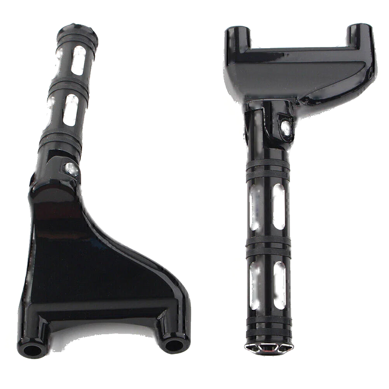 Harley Sportster XL883 XL1200 Black Rear Passenger Footrest Peg Mount (2004-2013)