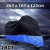 Harley XL1200 Fat Boy FLSTF Cover / 1x / Black/Blue Motorcycle Cover