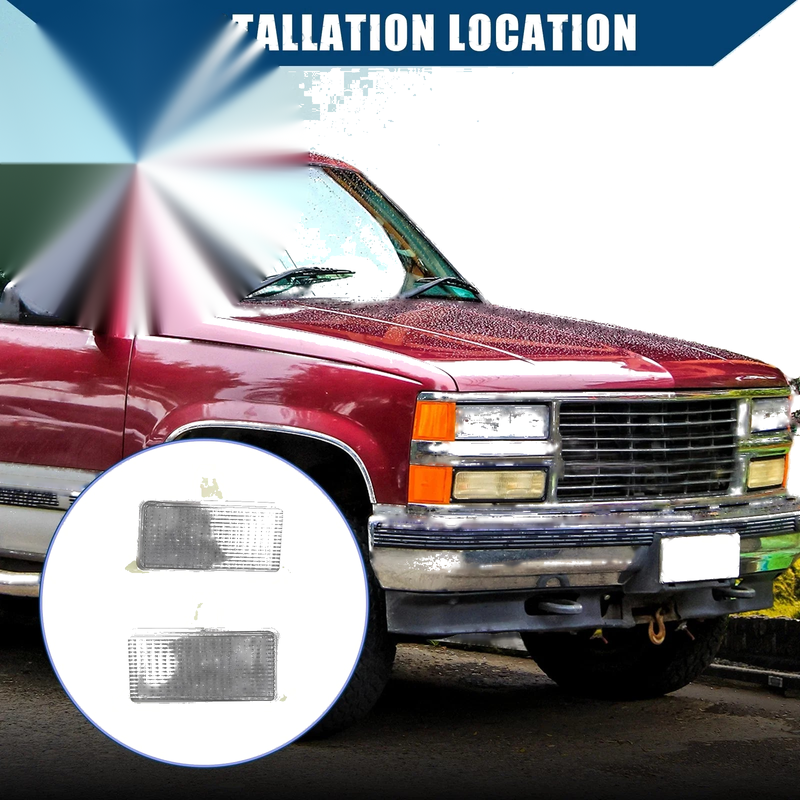 Chevrolet Blazer 2x Car Lens Park Signal Lights Cover (1983 - 1984)